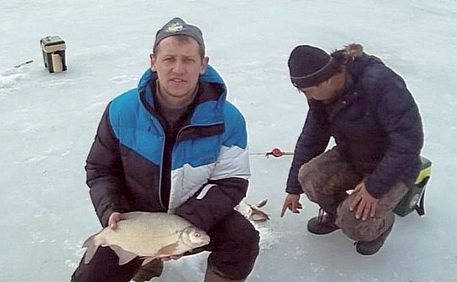 Первый зимний донской лещ в жизни!
