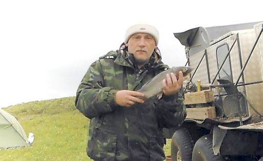 Хариус с неестественным хвостом