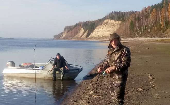 На берегу