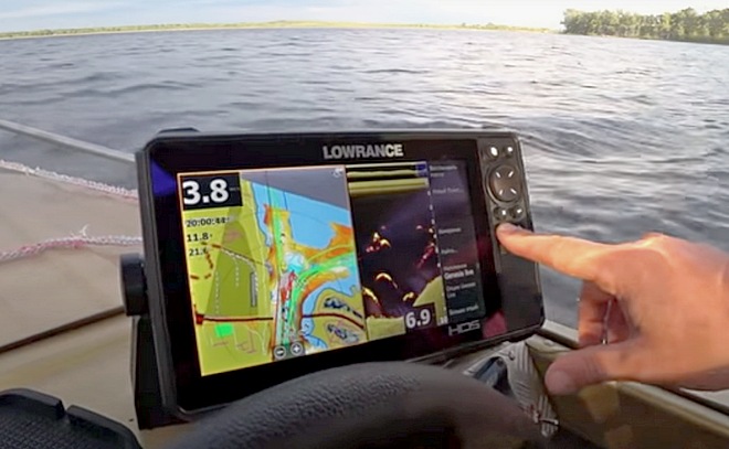 Учимся искать рыбу с эхолотом LOWRANCE Elite FS