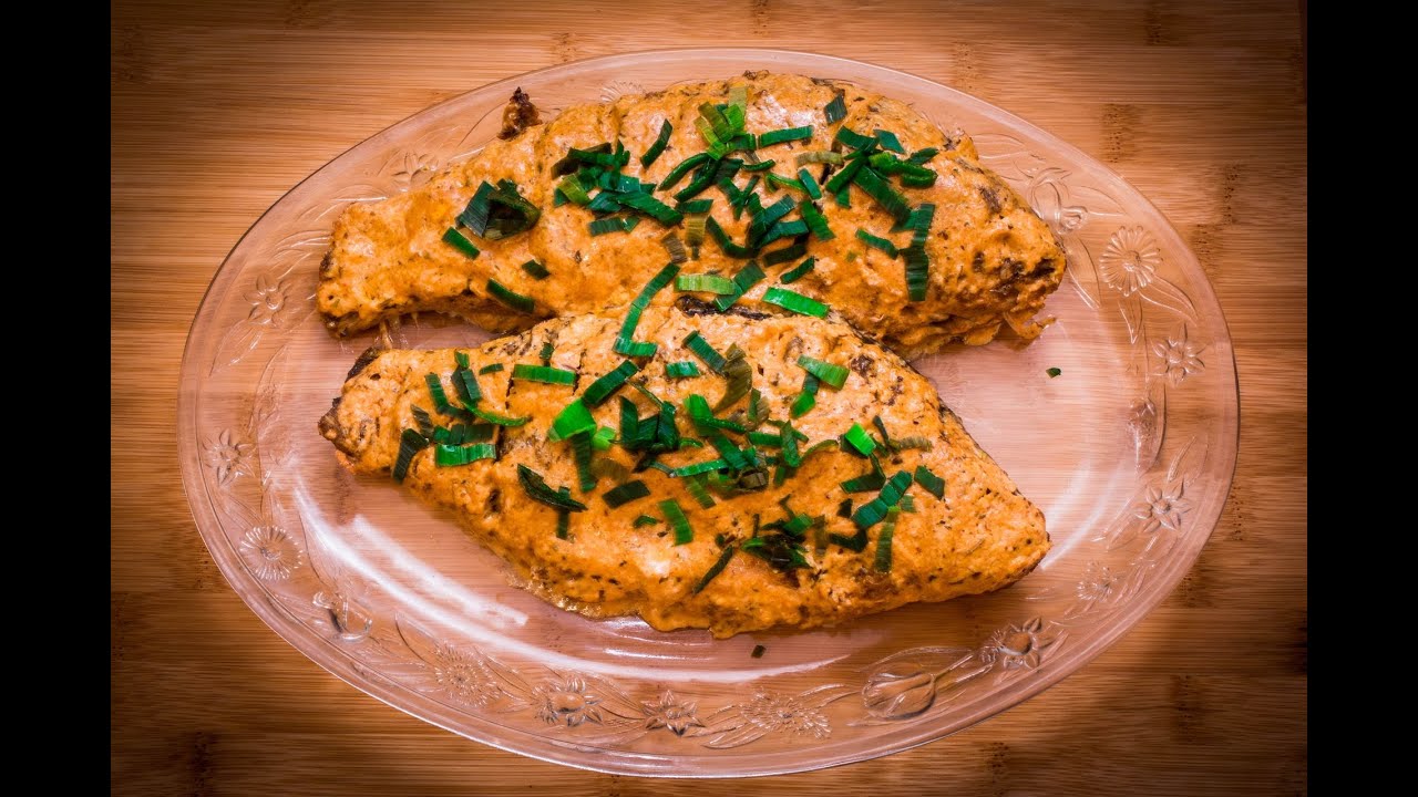 Караси в сметане с коньяком