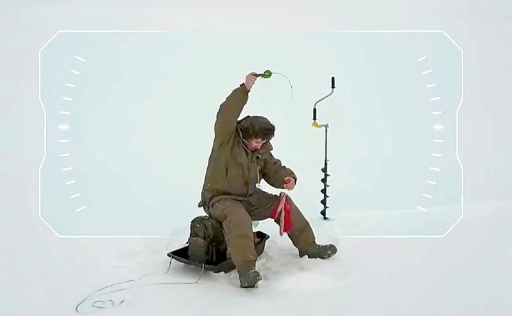 Зимняя рыбалка глазами дрона
