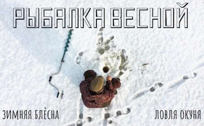 Рыбалка по последнему льду. Окунь на зимнюю блесну.