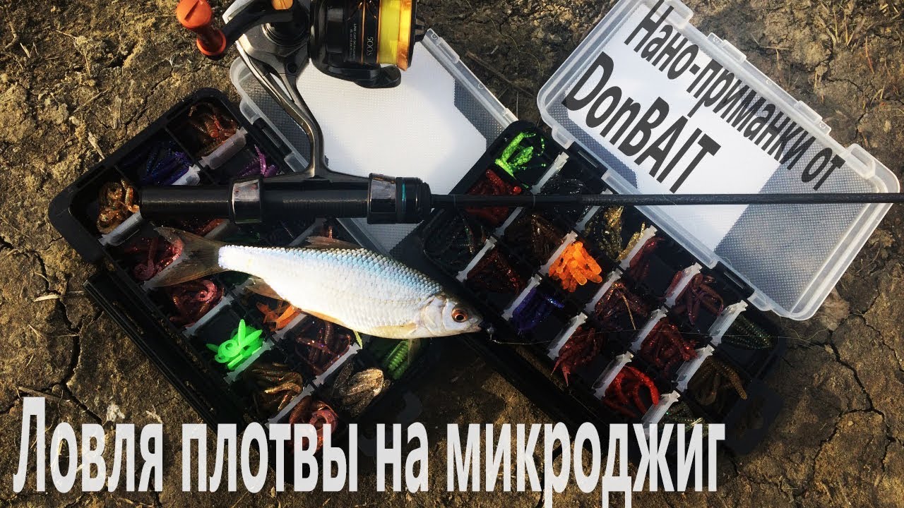 Ловля плотвы на микроджиг