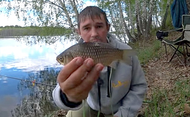 Рыбалка на удочку, как в детстве. Ловля весеннего карася