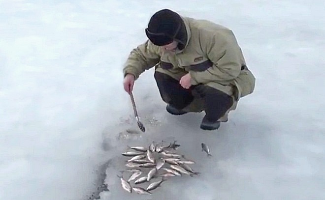 Рыбалка на Истринском водохранилище в марте