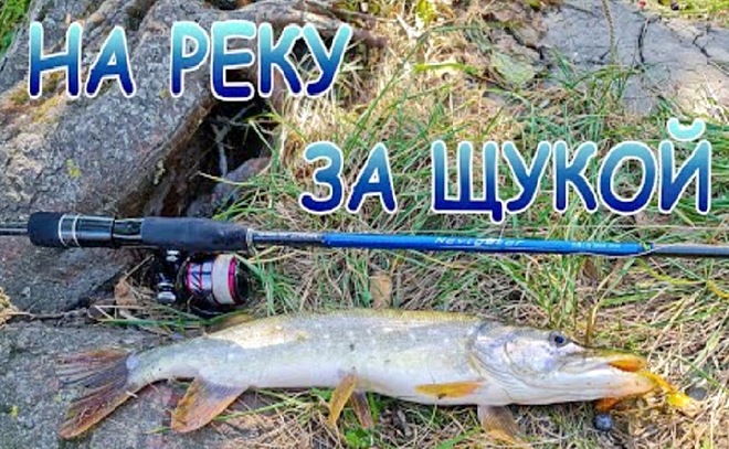 За щукой на реку. Джиг в сильный ветер!