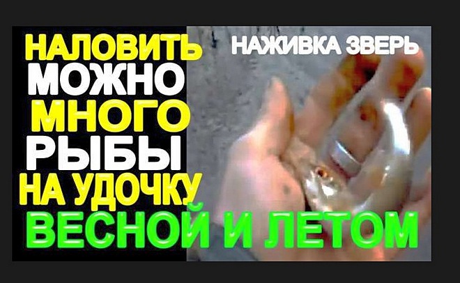 Весной и летом эта наживка – просто зверь!