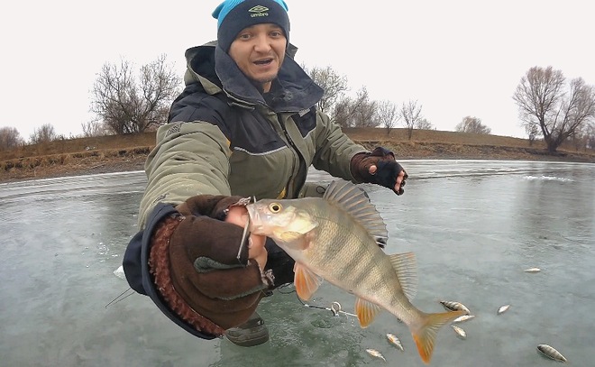 Окунь на блесну Маропедка