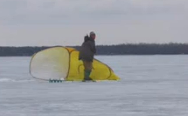 Клев во время бури...