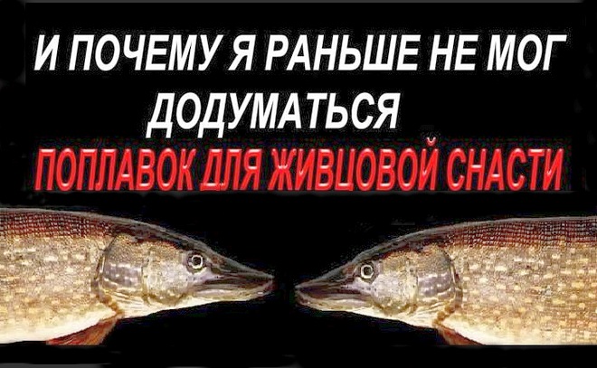 А кто мог подумать, что из этого можно сделать поплавок?