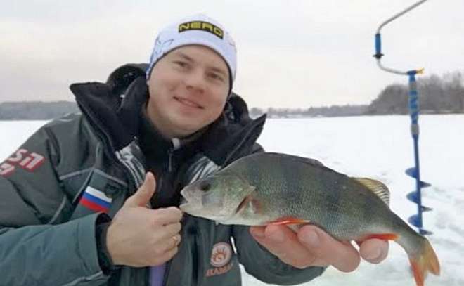 Окунь на мормышку и безмотылку