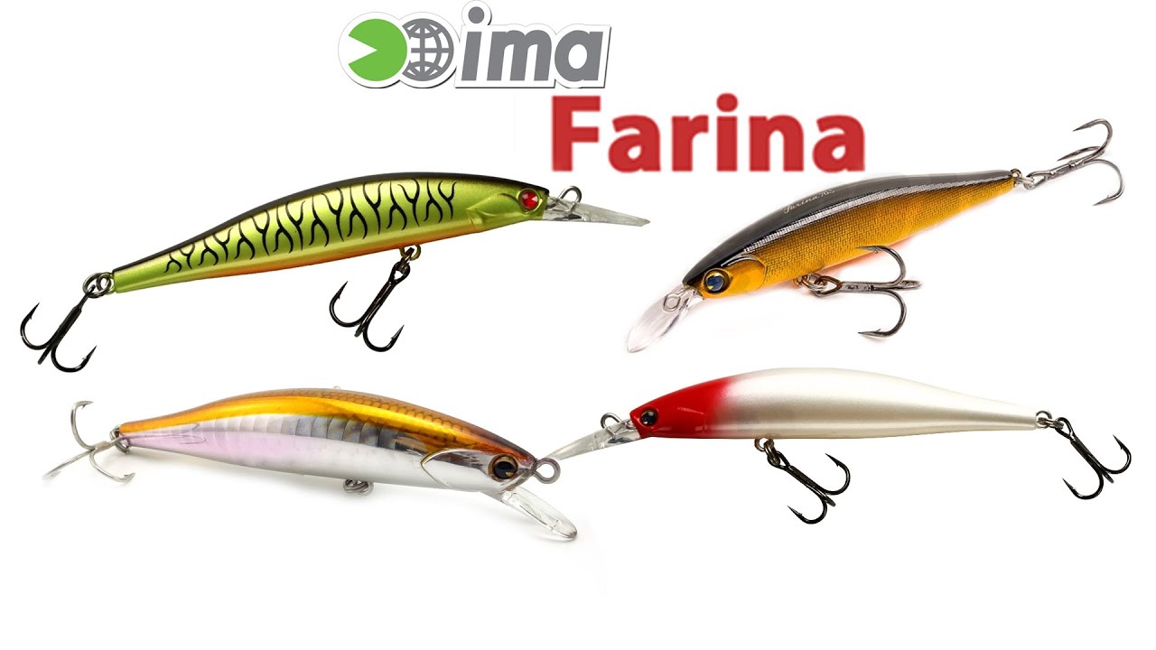 Воблер Ima Farina под водой