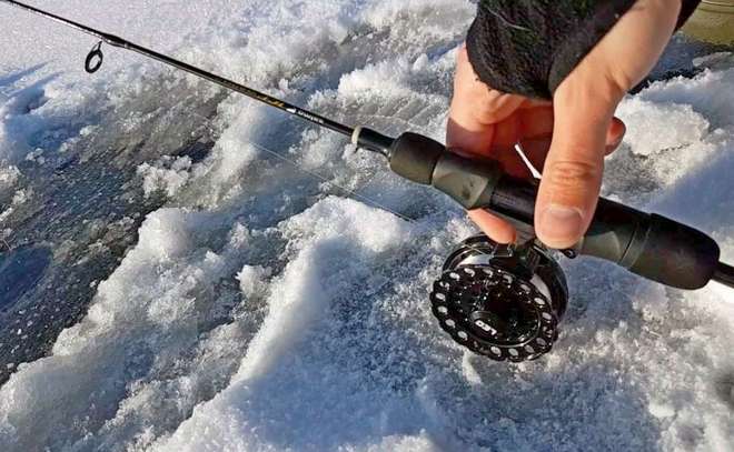 Истринское водохранилище с катушкой Leo и удильником Salmo