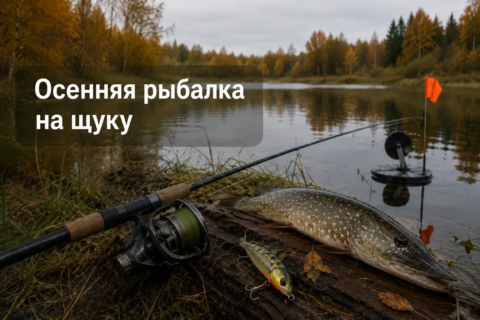 Осенняя рыбалка на щуку: спиннинг и жерлицы