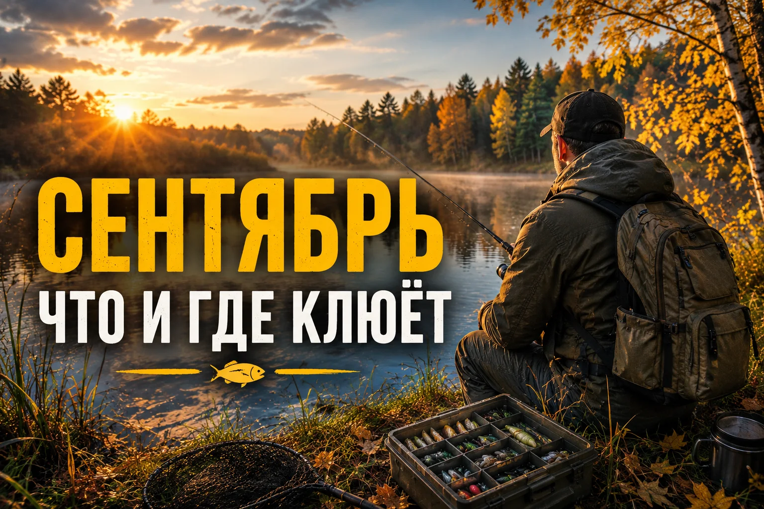 Рыбалка в сентябре: что клюёт и куда ехать